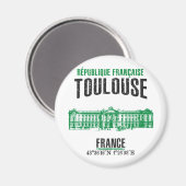 Toulouse Magnet (Vorderseite/Rückseite)