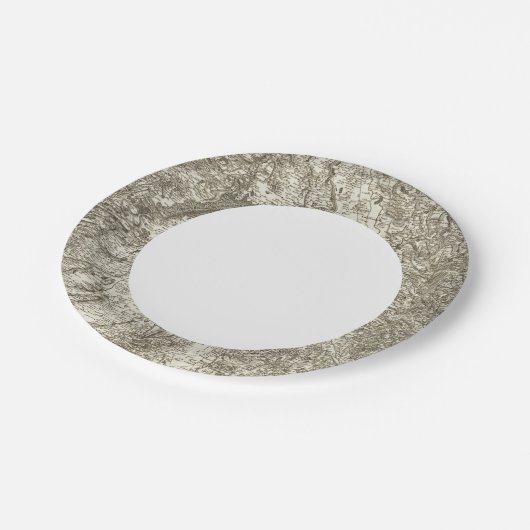 Toulouse Pappteller (Schrägansicht)