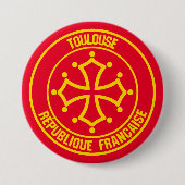 Toulouse-RundEmblem Button (Vorderseite)