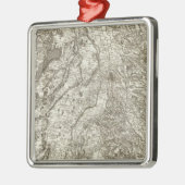Toulouse Silbernes Ornament (Links)