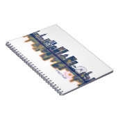 Toulouse Skyline Notizblock (Rechte Seite)