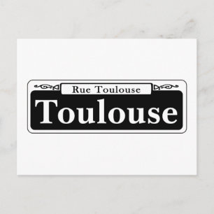 Toulouse St, New Orleans Street Sign Postkarte