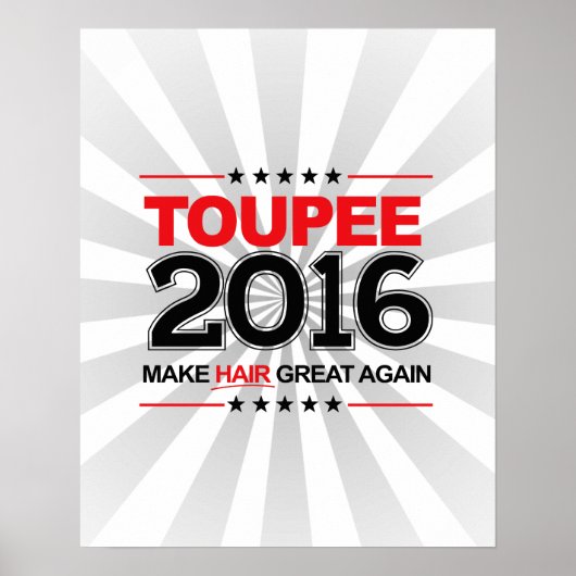 TOUPEE 2016 - Hair wieder großartig machen Poster (Vorne)