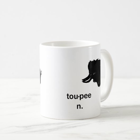 Toupeeschale Kaffeetasse (VorderseiteRechts)