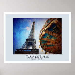 Tour de Eiffel Poster