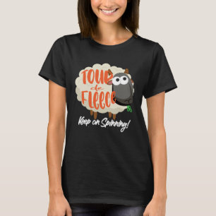 Tour de Fleece Fasern für Spinnräder Handspinn T-Shirt
