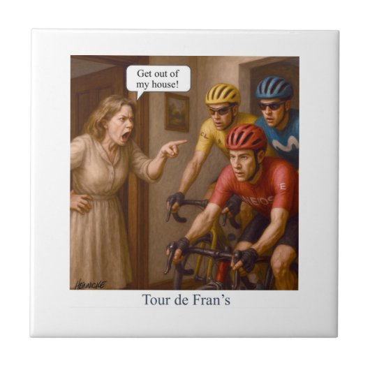 Tour de Fran’s Fliese (Vorderseite)