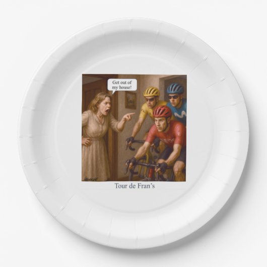 Tour de Fran’s Pappteller (Vorderseite)