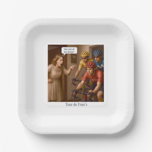 Tour de Fran’s Pappteller (Vorderseite)