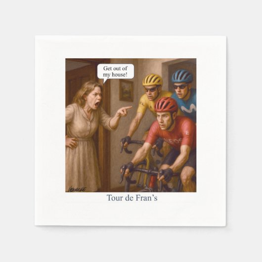 Tour de Fran Serviette (Vorderseite)