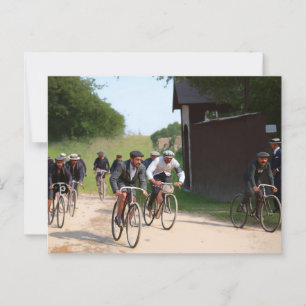 Tour de France 1903 Erste Rennen Farb-Redux Postkarte