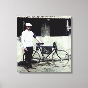 Tour De France 1903 Sieger Maurice Garin koloriert Leinwanddruck