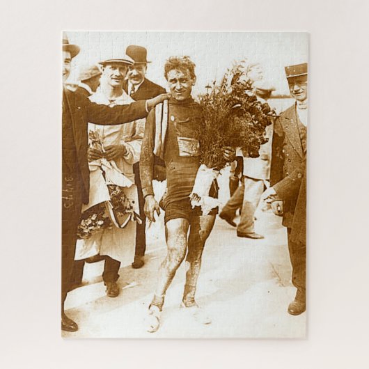 Tour de France 1913 Gewinner Philippe Thys Puzzle (Vertikal)