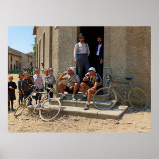 Tour de France 1921 Nach der Bühne Beer Time Colo Poster