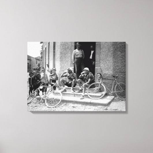 Tour de France 1921 Nach der Bühne Beer Time Leinwanddruck (Vorderseite)