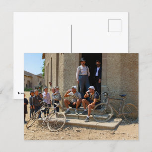 Tour de France 1921 Nach der Etappe Bier Zeit Colo Postkarte