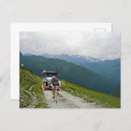 Tour de France 1925 Unbekannter Rider Col d'Aubisq Postkarte