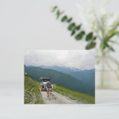 Tour de France 1925 Unbekannter Rider Col d'Aubisq Postkarte (Stehend Vorderseite)