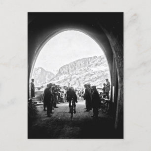 Tour de France 1928 Bühne 14 Tunnel de Galibier Postkarte