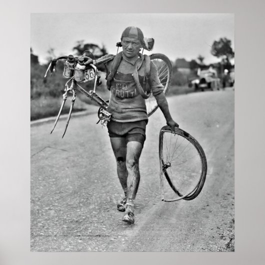 Tour de France 1928 Bühne 7 Italienisches Giusto C Poster (Vorne)