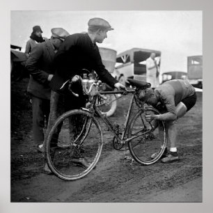 Tour de France 1928 Raymond Decorte Color Redux Poster