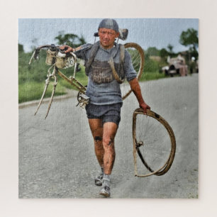 Tour de France 1928 zerstörter Italiener Giusto Ce Puzzle