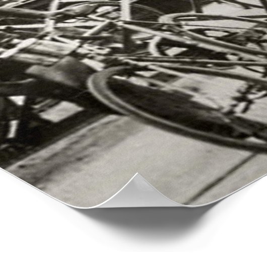 Tour de France 1932 mit Zug Poster (Ecke)