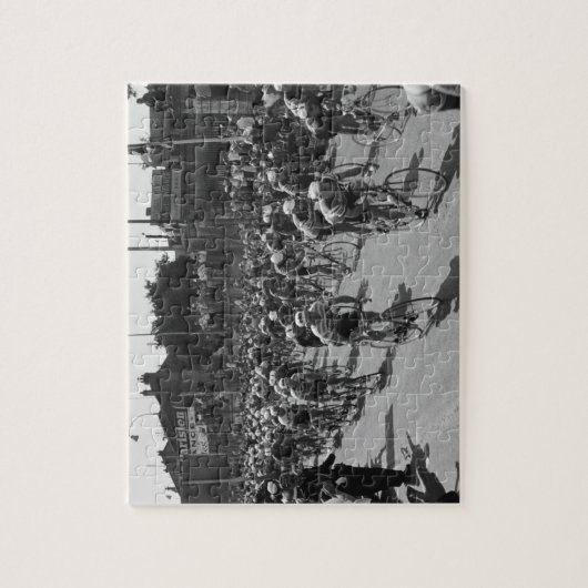 Tour de France 1962 Bühne 1 Mass Start in Nancy Fr Puzzle (Vertikal)