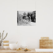 Tour de France Cyclist repariert 1936 Poster (Küche)