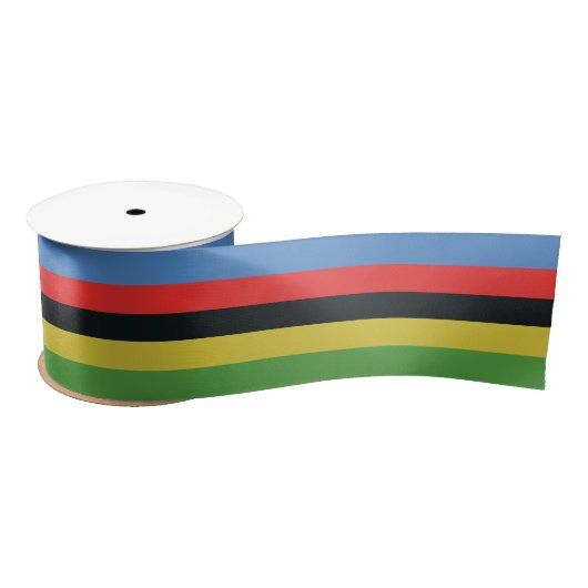 Tour de France, das Meister-Regenbogen Jersey Satinband (Spule)