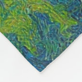 Tour de France First Race 1903 van Gogh Redux Fleecedecke (Ecke)