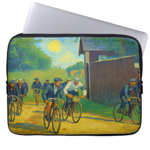 Tour de France First Race 1903 van Gogh Redux Laptopschutzhülle