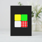 Tour de France Jerseys 3 Black Dankeskarte (Stehend Vorderseite)