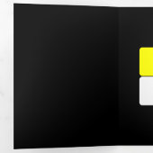 Tour de France Jerseys 3 Black Dreifach Gefaltete Ankündigung (Innen Erste Seite)