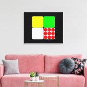 Tour de France Jerseys 3 Black Leinwanddruck (Insitu (Wohnzimmer))