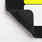 Tour de France Jerseys 3 Black Mousepad (Ecke)