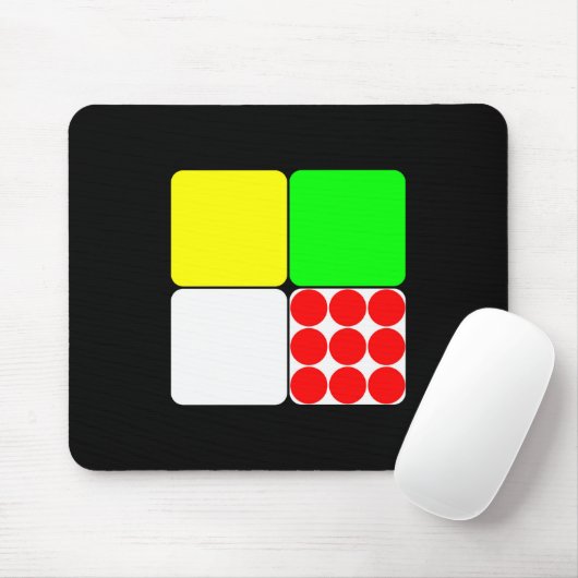 Tour de France Jerseys 3 Black Mousepad (Mit Mouse)