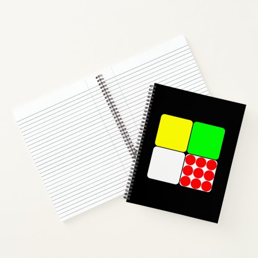 Tour de France Jerseys 3 Black Notizblock (Innenseite)