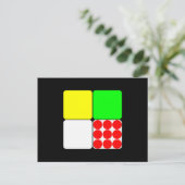 Tour de France Jerseys 3 Black Postkarte (Stehend Vorderseite)