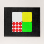 Tour de France Jerseys 3 Black Puzzle (Horizontal)