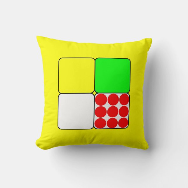 Tour de France Jerseys 3 Yellow Kissen (Vorderseite)