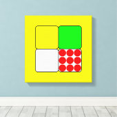 Tour de France Jerseys 3 Yellow Leinwanddruck (Insitu (Holzboden))