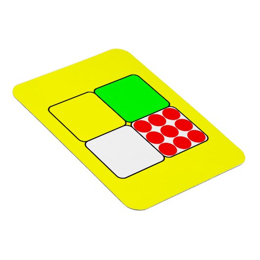 Tour de France Jerseys 3 Yellow Magnet (Rechte Seite)