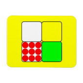 Tour de France Jerseys 3 Yellow Magnet (Horizontal)