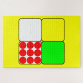 Tour de France Jerseys 3 Yellow Puzzle (Horizontal)