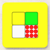 Tour de France Jerseys 3 Yellow Untersetzer (Vorderseite)