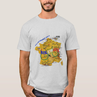 Tour de France offiziell der Bikeways T - Shirt