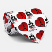 Tour de France-Paris-Herz Krawatte (Gerollt)