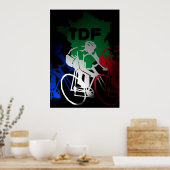 Tour de France Radfahrplakat Poster (Küche)
