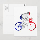 Tour de france Radler Postkarte (Vorne/Hinten)